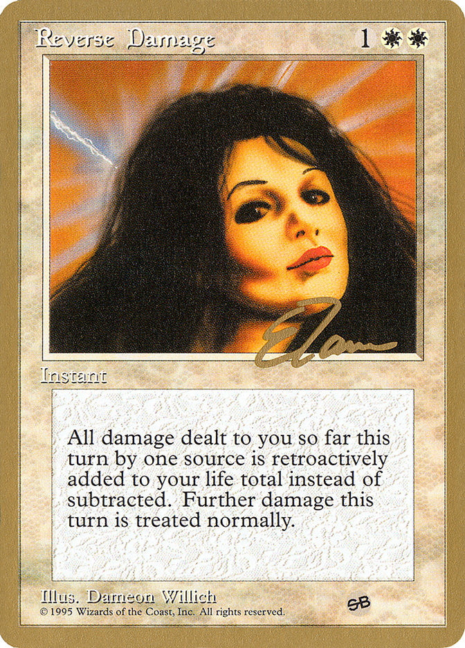 Reverse Damage (Eric Tam) (SB) [Pro Tour Collector Set] | Impulse Games and Hobbies