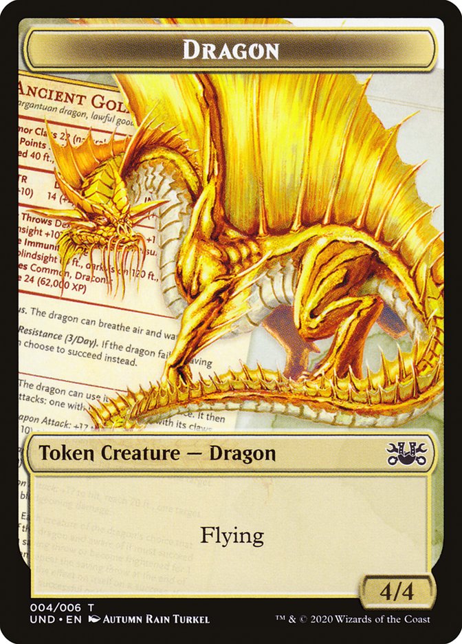 Beeble // Dragon Double-sided Token [Unsanctioned Tokens] | Impulse Games and Hobbies