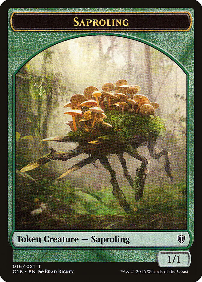 Saproling (016/021) [Commander 2016 Tokens] | Impulse Games and Hobbies