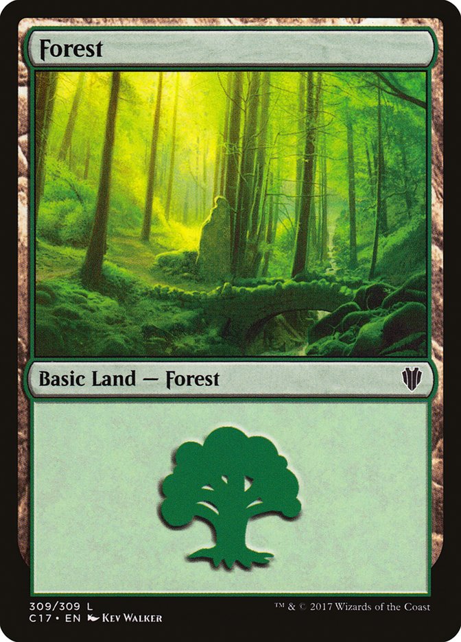 Forest (309) [Commander 2017] | Impulse Games and Hobbies