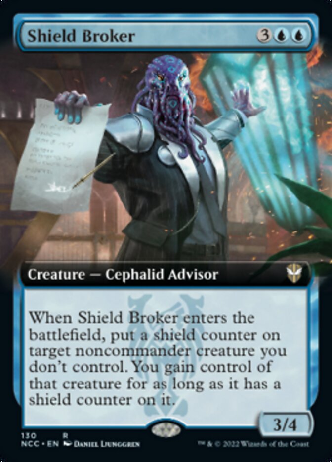 Shield Broker (Extended Art) [Streets of New Capenna Commander] | Impulse Games and Hobbies