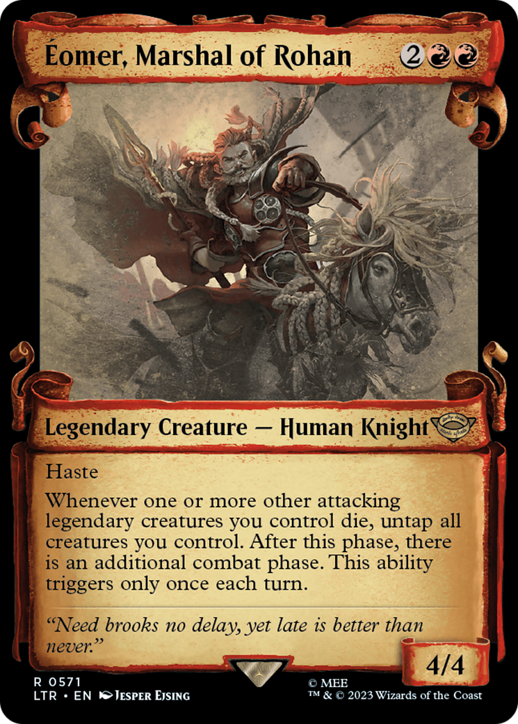 Eomer, Marshal of Rohan [The Lord of the Rings: Tales of Middle-Earth Showcase Scrolls] | Impulse Games and Hobbies