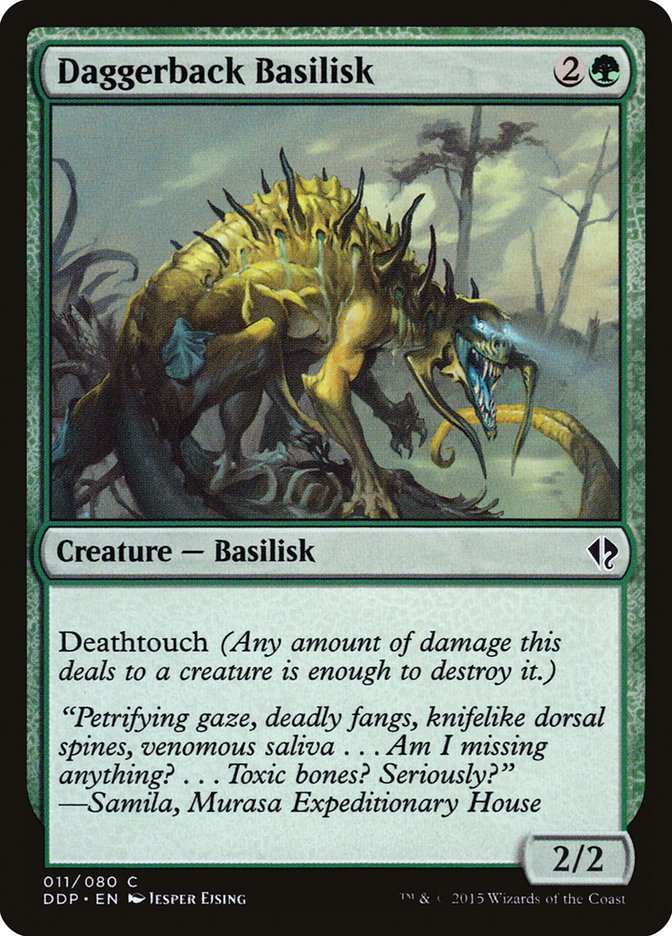 Daggerback Basilisk [Duel Decks: Zendikar vs. Eldrazi] | Impulse Games and Hobbies