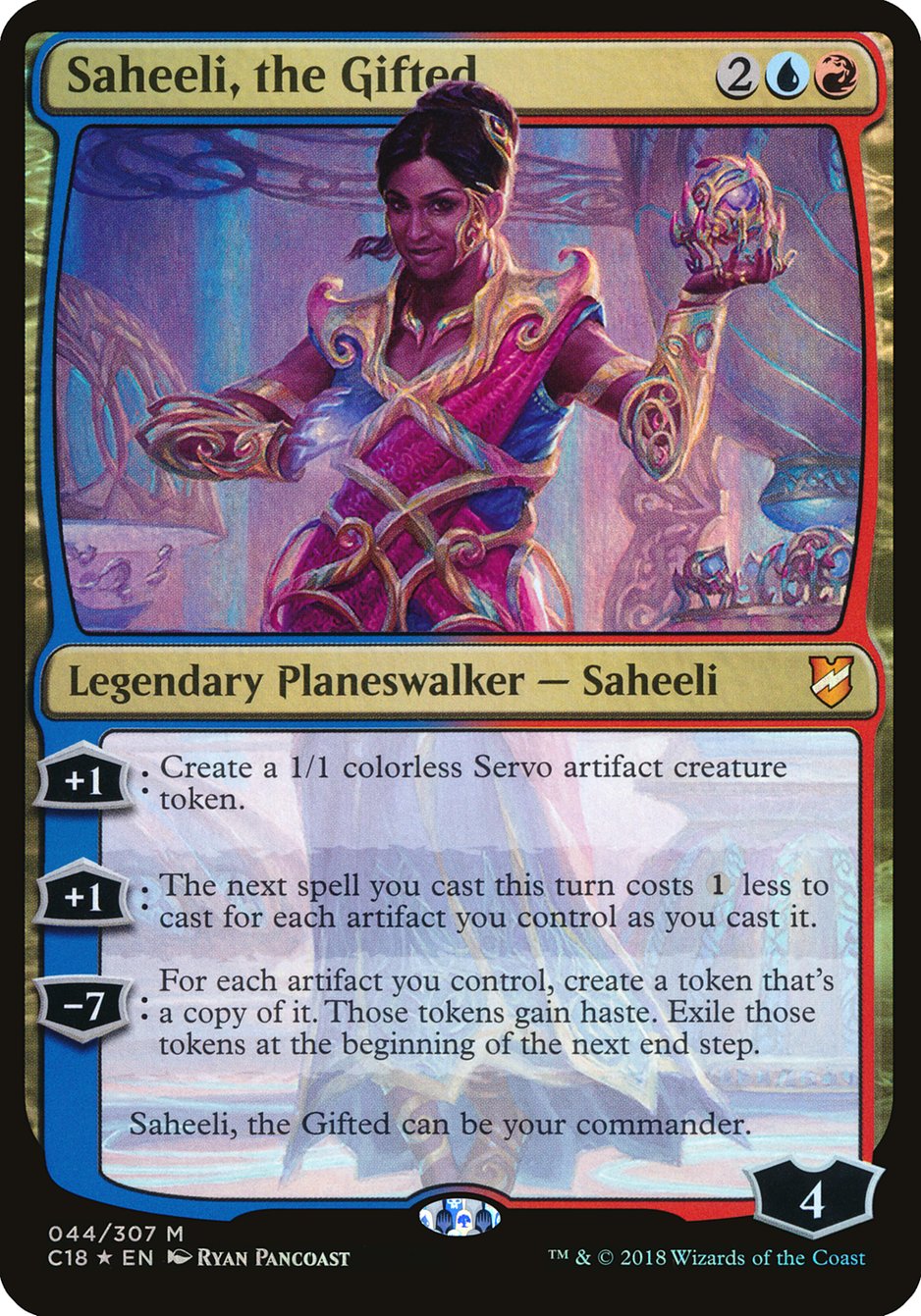 Saheeli, the Gifted (Oversized) [Commander 2018 Oversized] | Impulse Games and Hobbies