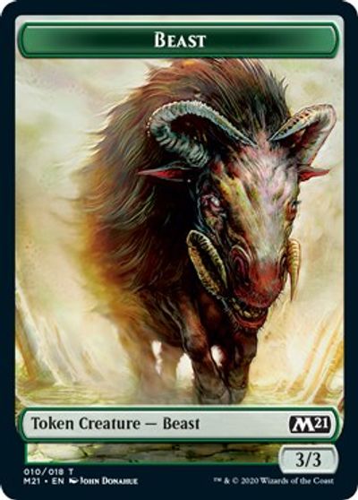 Beast // Insect Double-Sided Token [Challenger Decks 2021 Tokens] | Impulse Games and Hobbies