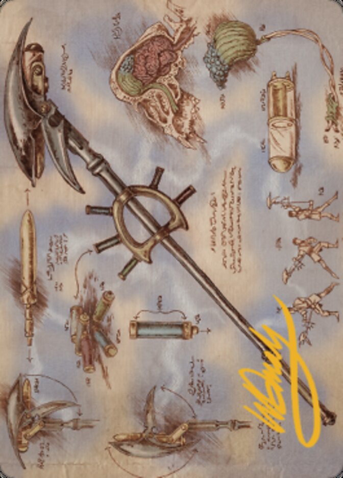 Staff of Domination Art Card (Gold-Stamped Signature) [The Brothers' War Art Series] | Impulse Games and Hobbies