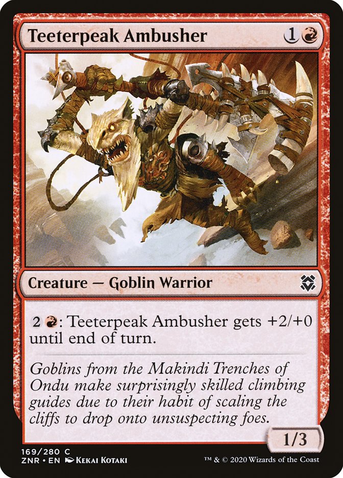 Teeterpeak Ambusher [Zendikar Rising] | Impulse Games and Hobbies