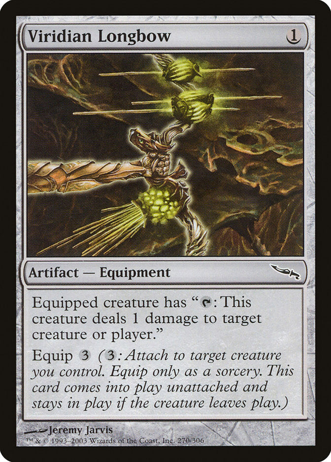 Viridian Longbow [Mirrodin] | Impulse Games and Hobbies