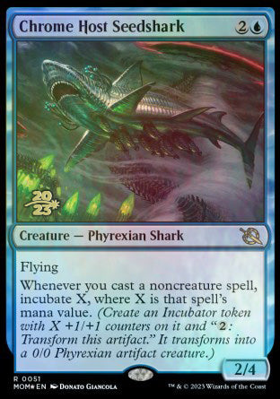 Chrome Host Seedshark [March of the Machine Prerelease Promos] | Impulse Games and Hobbies
