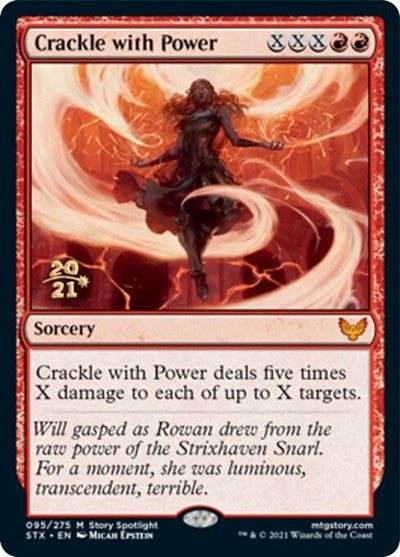 Crackle with Power [Strixhaven: School of Mages Prerelease Promos] | Impulse Games and Hobbies