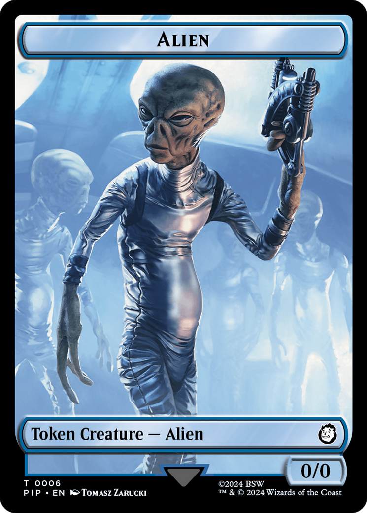 Treasure (0019) // Alien Double-Sided Token [Fallout Tokens] | Impulse Games and Hobbies