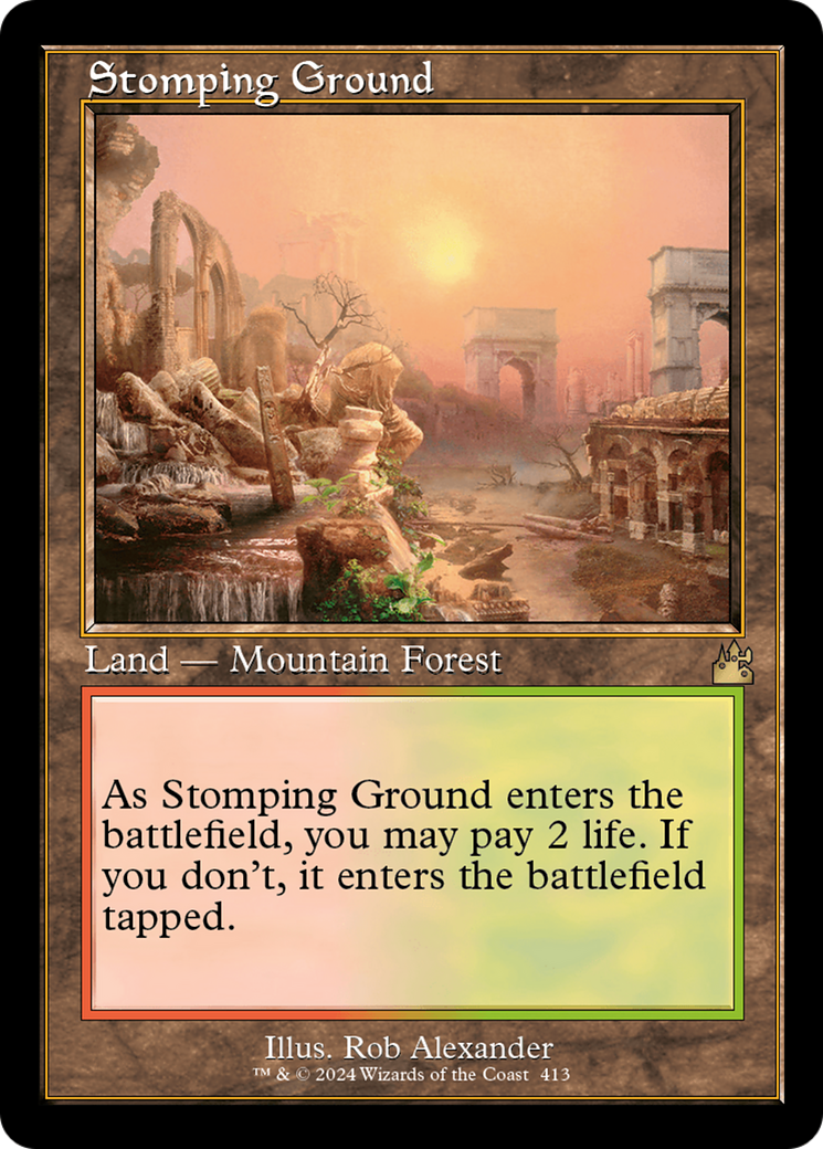 Stomping Ground (Retro) [Ravnica Remastered] | Impulse Games and Hobbies