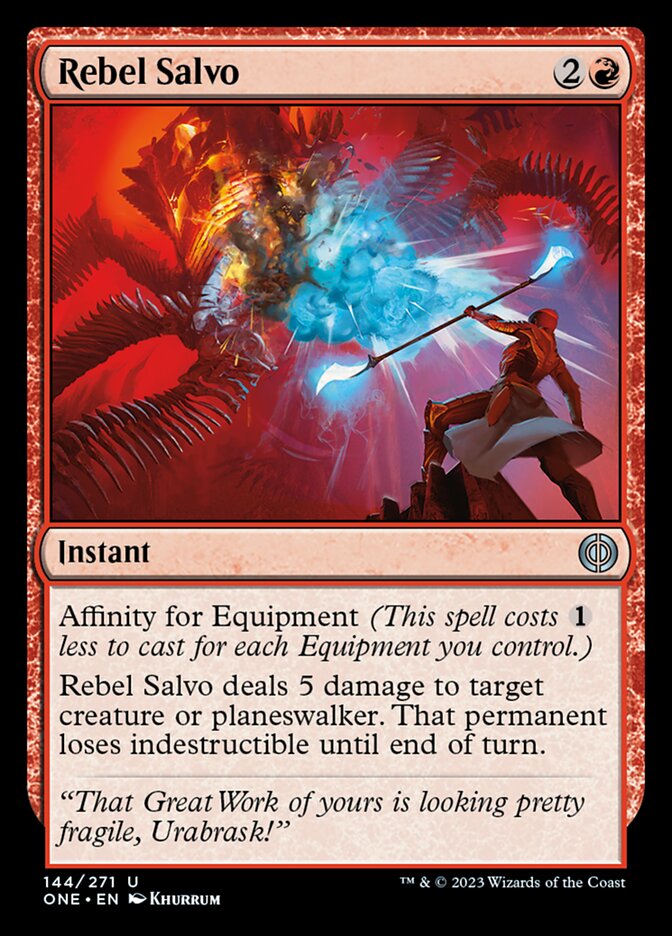 Rebel Salvo [Phyrexia: All Will Be One] | Impulse Games and Hobbies