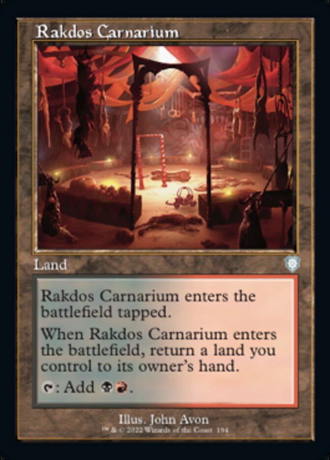 Rakdos Carnarium (Retro) [The Brothers' War Commander] | Impulse Games and Hobbies