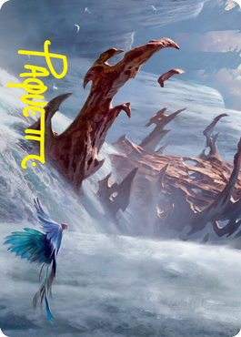 Island Art Card (Gold-Stamped Signature) [Strixhaven: School of Mages Art Series] | Impulse Games and Hobbies