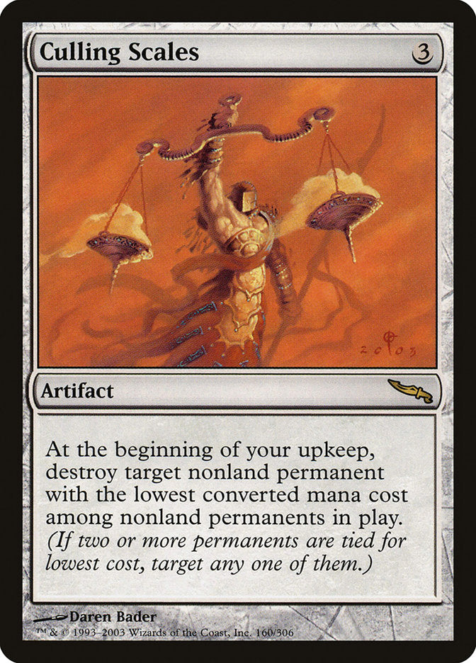 Culling Scales [Mirrodin] | Impulse Games and Hobbies