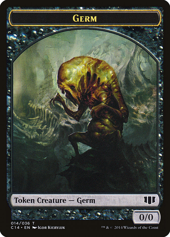 Stoneforged Blade // Germ Double-sided Token [Commander 2014 Tokens] | Impulse Games and Hobbies