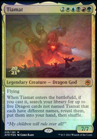 Tiamat [Dungeons & Dragons: Adventures in the Forgotten Realms Prerelease Promos] | Impulse Games and Hobbies