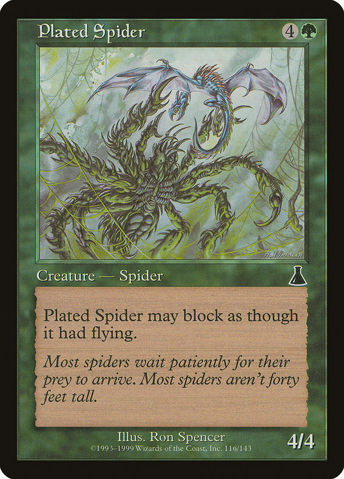 Plated Spider [Urza's Destiny] | Impulse Games and Hobbies