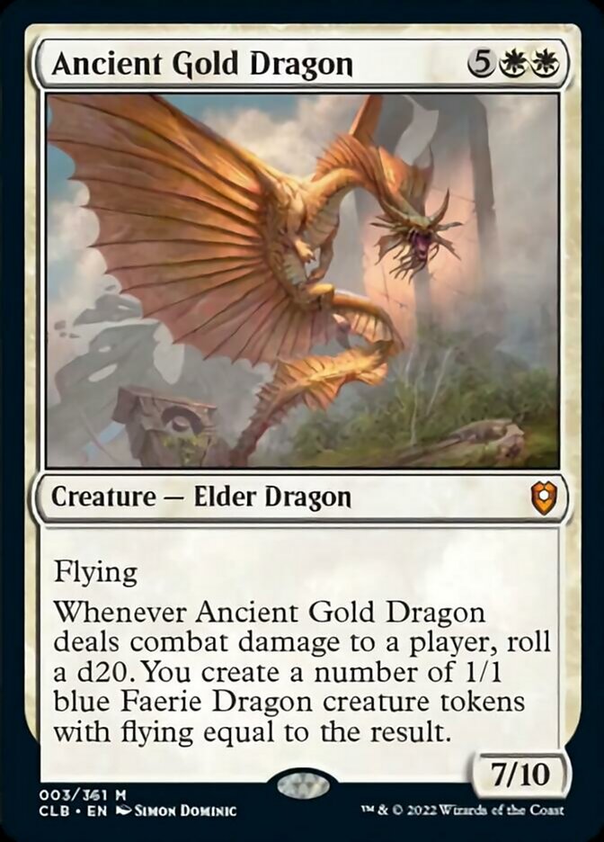 Ancient Gold Dragon [Commander Legends: Battle for Baldur's Gate] | Impulse Games and Hobbies