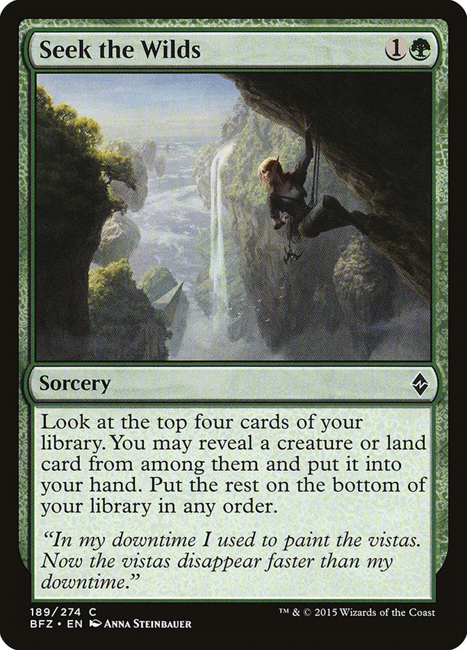 Seek the Wilds [Battle for Zendikar] | Impulse Games and Hobbies