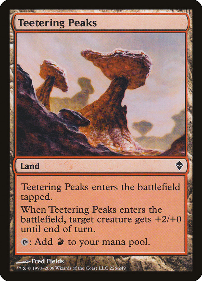 Teetering Peaks [Zendikar] | Impulse Games and Hobbies