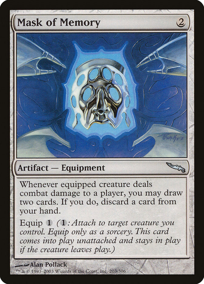 Mask of Memory [Mirrodin] | Impulse Games and Hobbies