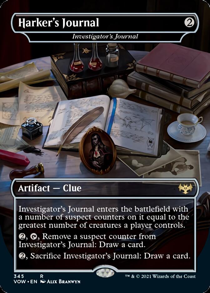 Investigator's Journal - Harker's Journal [Innistrad: Crimson Vow] | Impulse Games and Hobbies