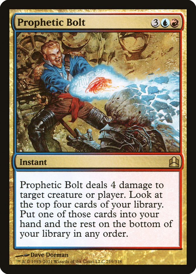 Prophetic Bolt [Commander 2011] | Impulse Games and Hobbies