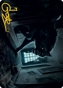 Primal Adversary Art Card (Gold-Stamped Signature) [Innistrad: Midnight Hunt Art Series] | Impulse Games and Hobbies