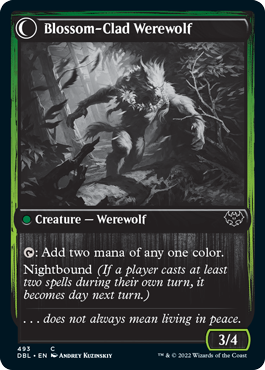 Weaver of Blossoms // Blossom-Clad Werewolf [Innistrad: Double Feature] | Impulse Games and Hobbies
