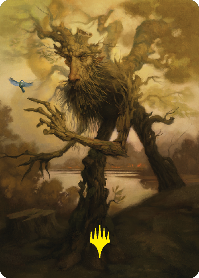Treefolk Token Art Card (Gold-Stamped Signature) [The Lord of the Rings: Tales of Middle-earth Art Series] | Impulse Games and Hobbies