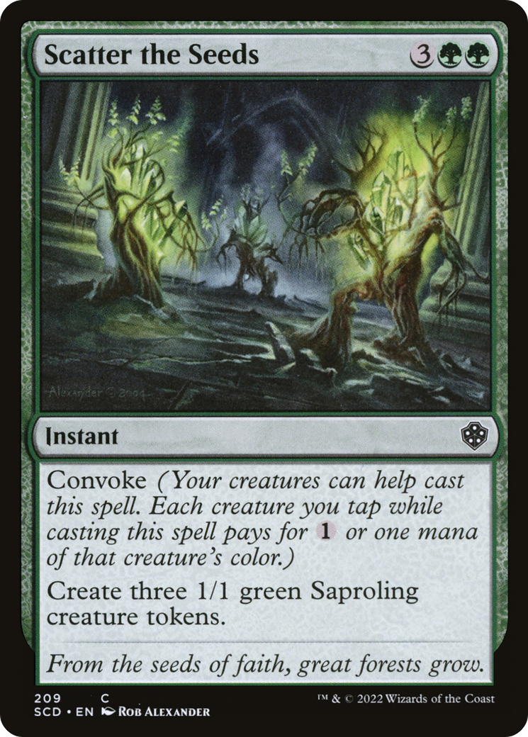 Scatter the Seeds [Starter Commander Decks] | Impulse Games and Hobbies