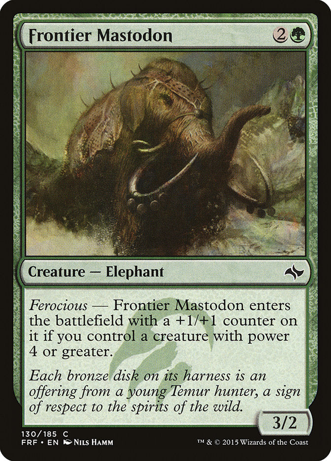 Frontier Mastodon [Fate Reforged] | Impulse Games and Hobbies