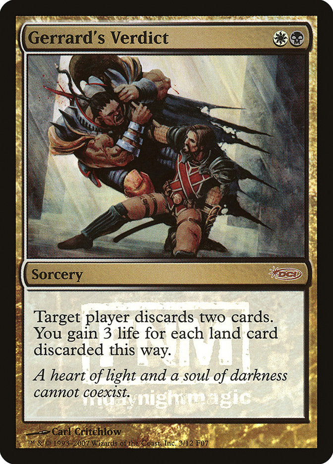 Gerrard's Verdict [Friday Night Magic 2007] | Impulse Games and Hobbies
