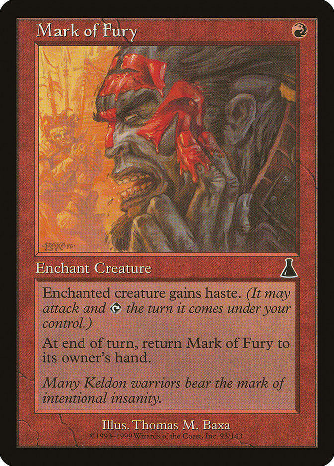 Mark of Fury [Urza's Destiny] | Impulse Games and Hobbies
