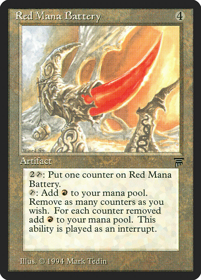 Red Mana Battery [Legends] | Impulse Games and Hobbies