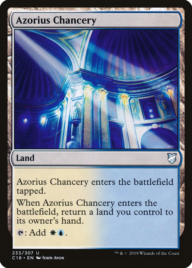 Azorius Chancery [Commander 2018] | Impulse Games and Hobbies