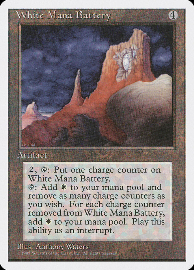 White Mana Battery [Fourth Edition] | Impulse Games and Hobbies