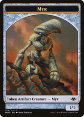 Myr // Thopter Double-Sided Token [Phyrexia: All Will Be One Commander Tokens] | Impulse Games and Hobbies