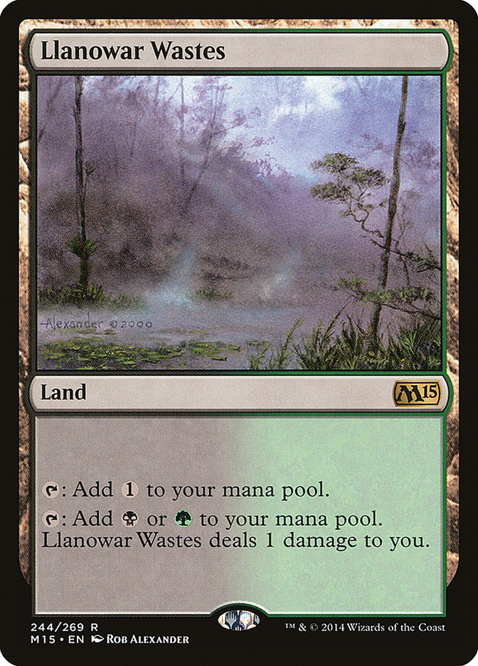 Llanowar Wastes [Magic 2015] | Impulse Games and Hobbies