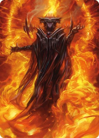 Sauron, the Dark Lord Art Card [The Lord of the Rings: Tales of Middle-earth Art Series] | Impulse Games and Hobbies