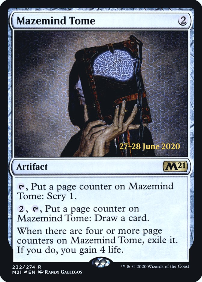 Mazemind Tome  [Core Set 2021 Prerelease Promos] | Impulse Games and Hobbies