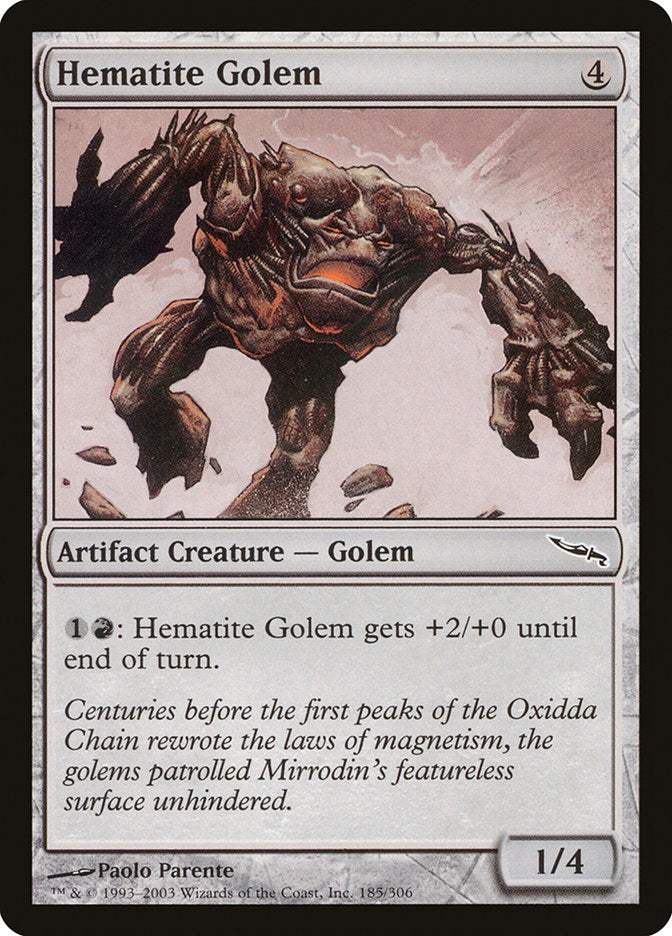 Hematite Golem [Mirrodin] | Impulse Games and Hobbies