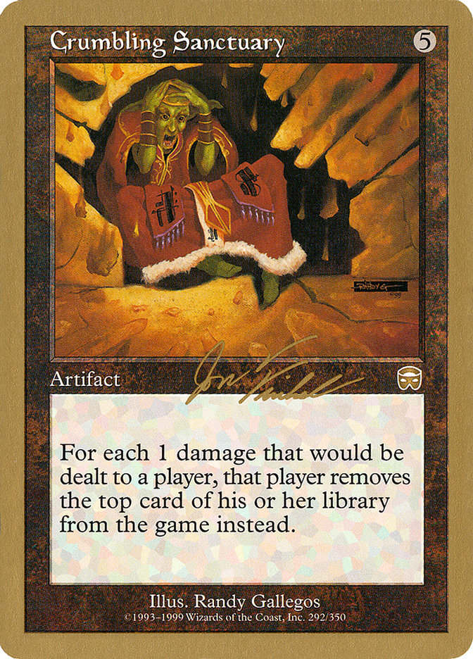 Crumbling Sanctuary (Jon Finkel) [World Championship Decks 2000] | Impulse Games and Hobbies