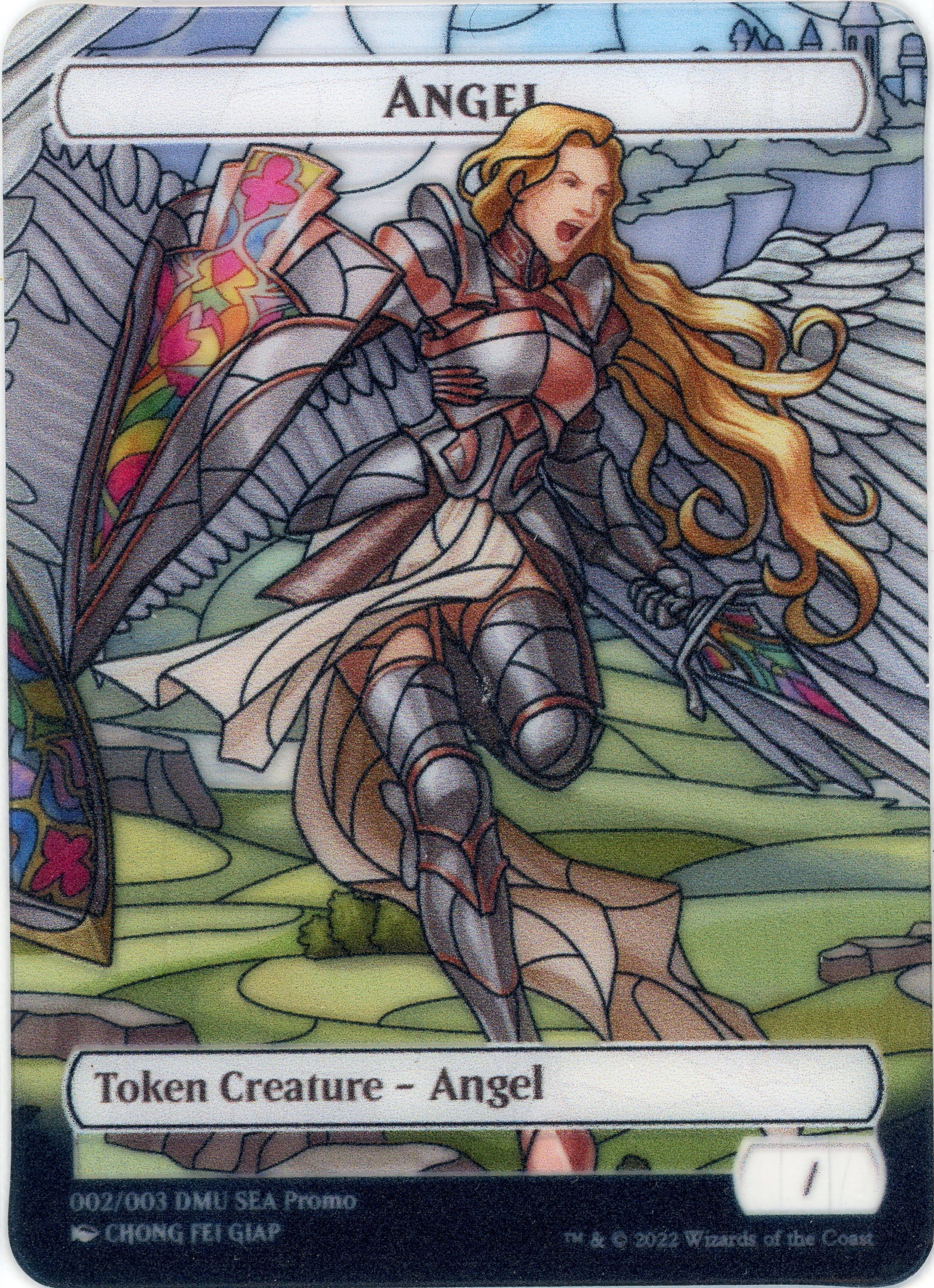 Angel Token (SEA Exclusive) [Dominaria United Tokens] | Impulse Games and Hobbies