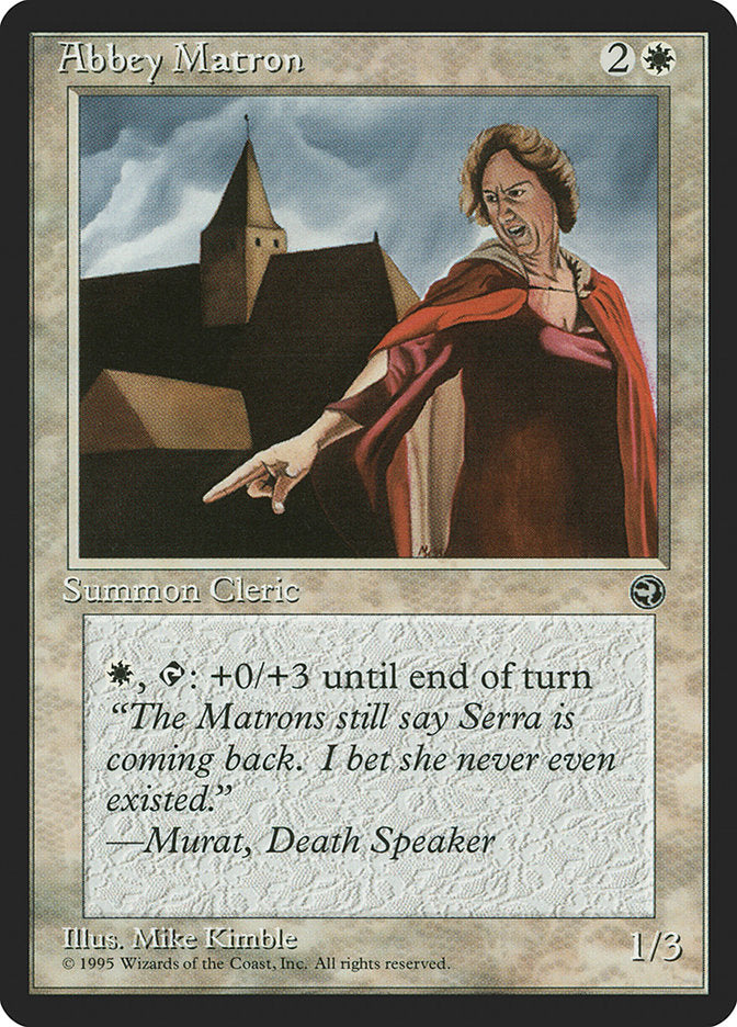 Abbey Matron (Murat Flavor Text) [Homelands] | Impulse Games and Hobbies