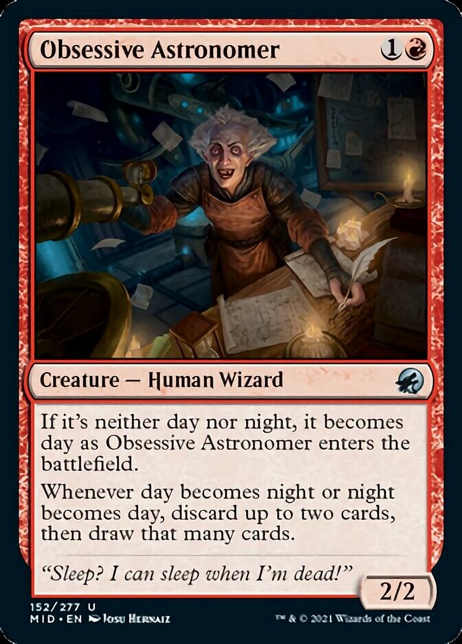 Obsessive Astronomer [Innistrad: Midnight Hunt] | Impulse Games and Hobbies