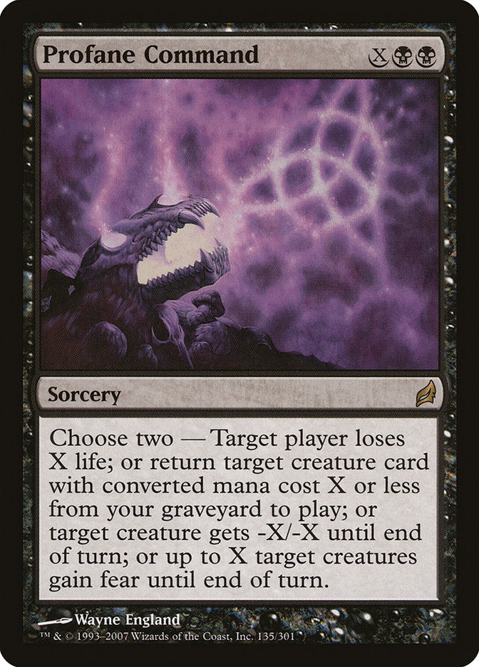 Profane Command [Lorwyn] | Impulse Games and Hobbies