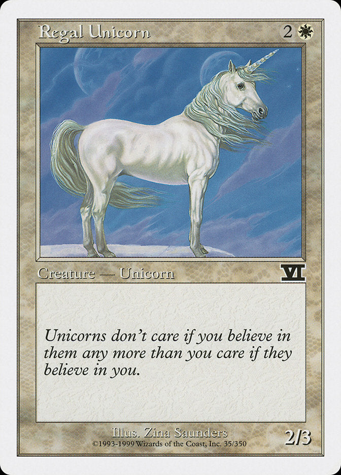 Regal Unicorn [Classic Sixth Edition] | Impulse Games and Hobbies